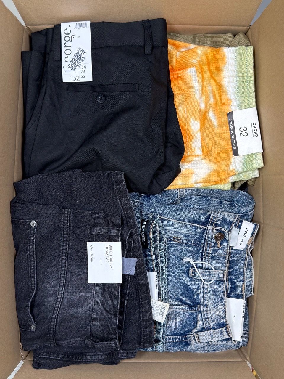 Men’s trousers from European retailers