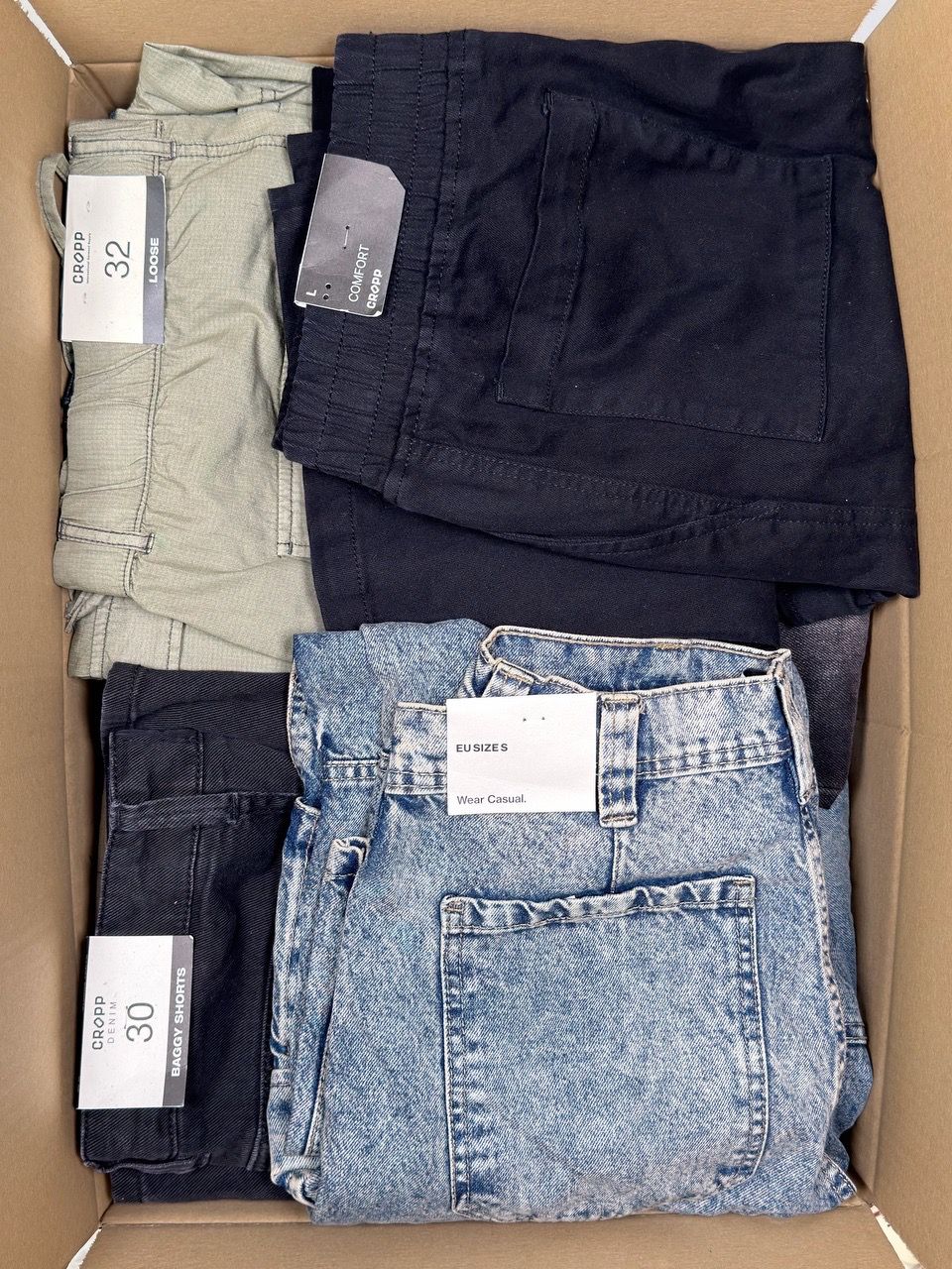Men’s trousers from European retailers