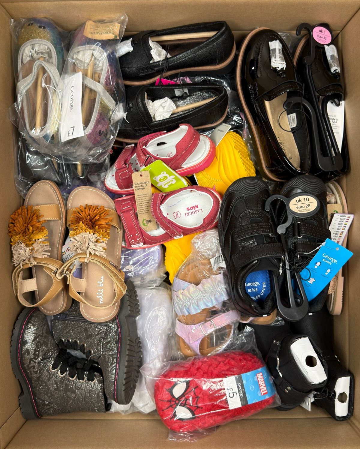 Children’s branded shoes