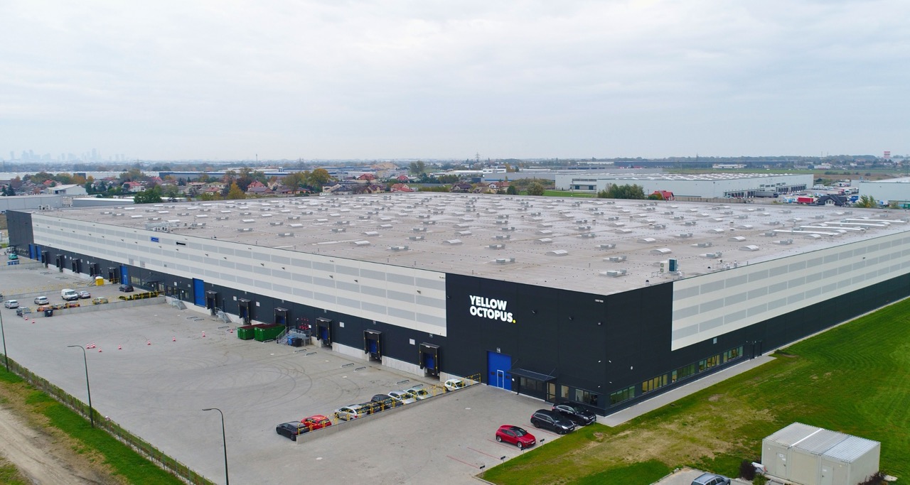 Container loaded with branded fashion