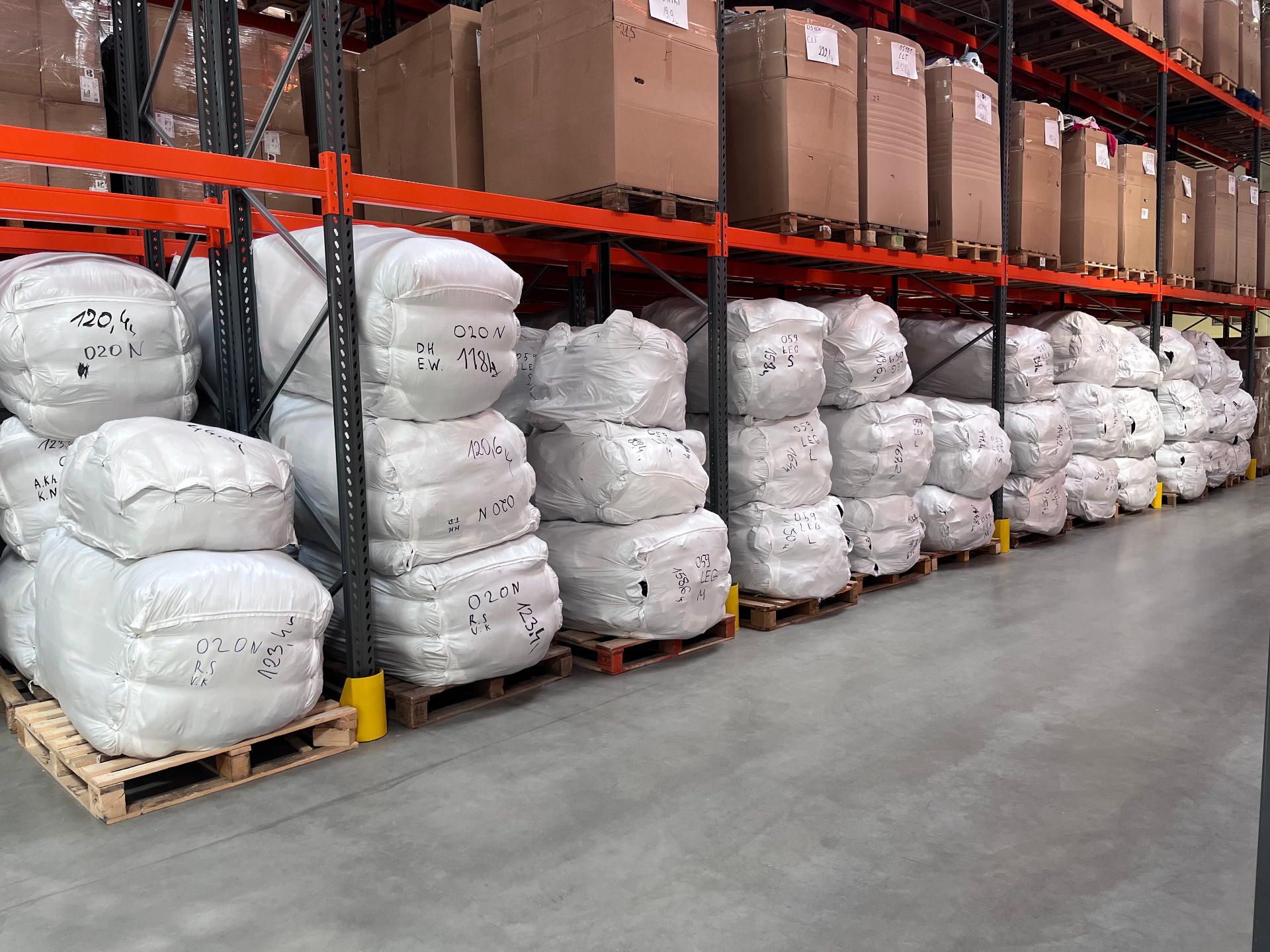 Pallets ready for dispatch - ASDA George womenswear S/S